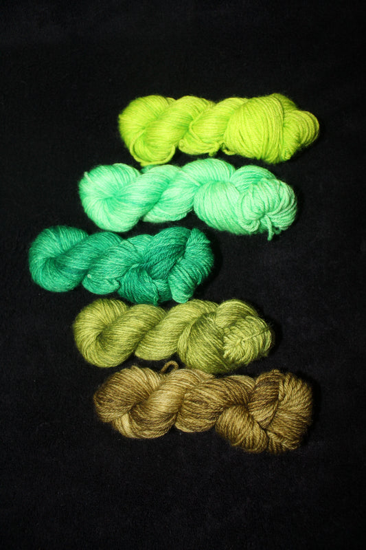 Grüntöne Set 5x 20gr